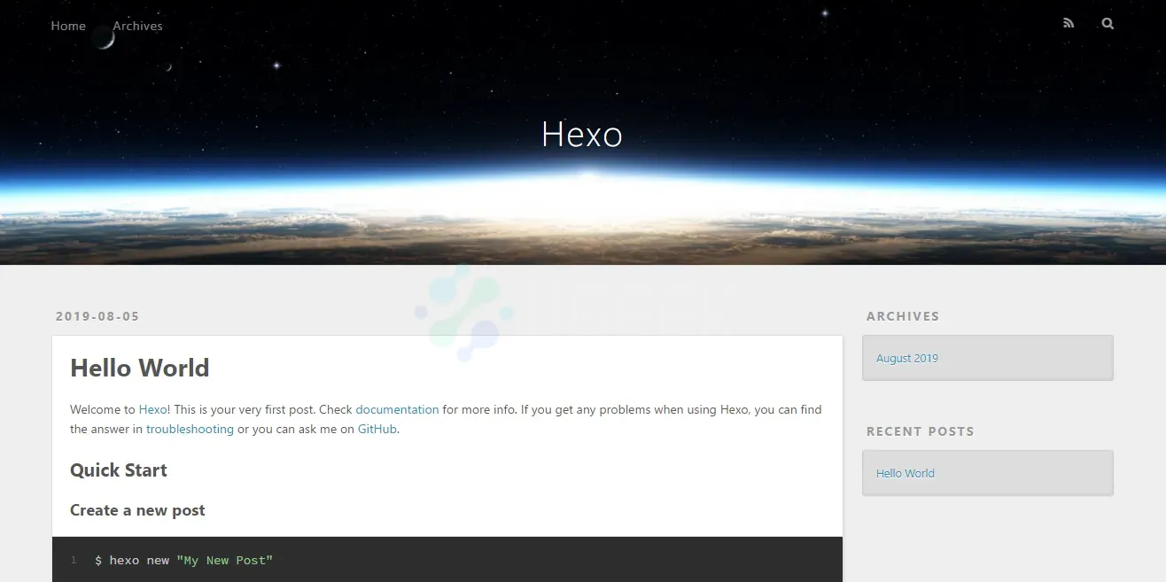【网站搭建系列】Hexo+Github+腾讯云博客搭建完全教程-爱极客专注分享